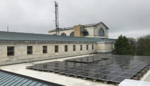 Solar installation at Delaware County Courthouse