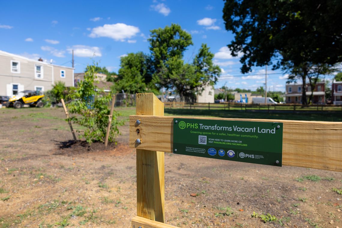 PHS LandCare program improving vacant lots in Chester